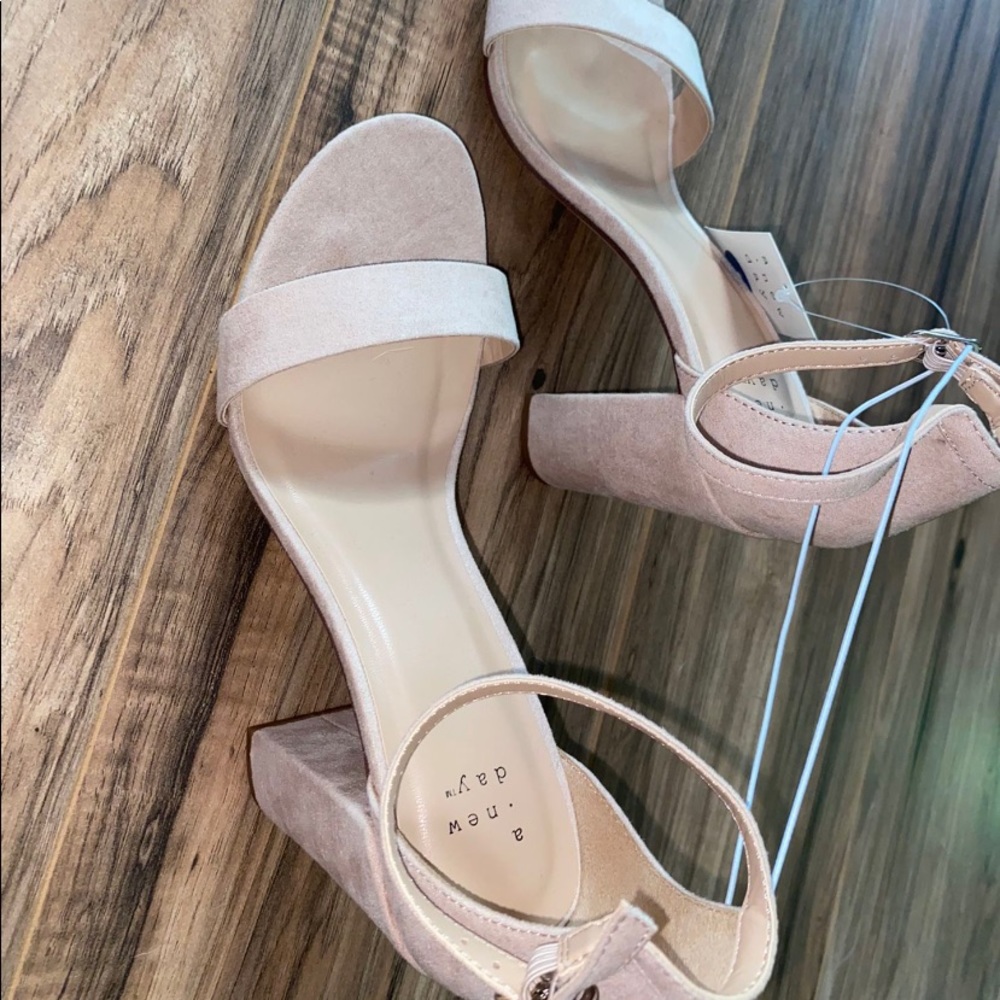 Brand new beige heels from target.